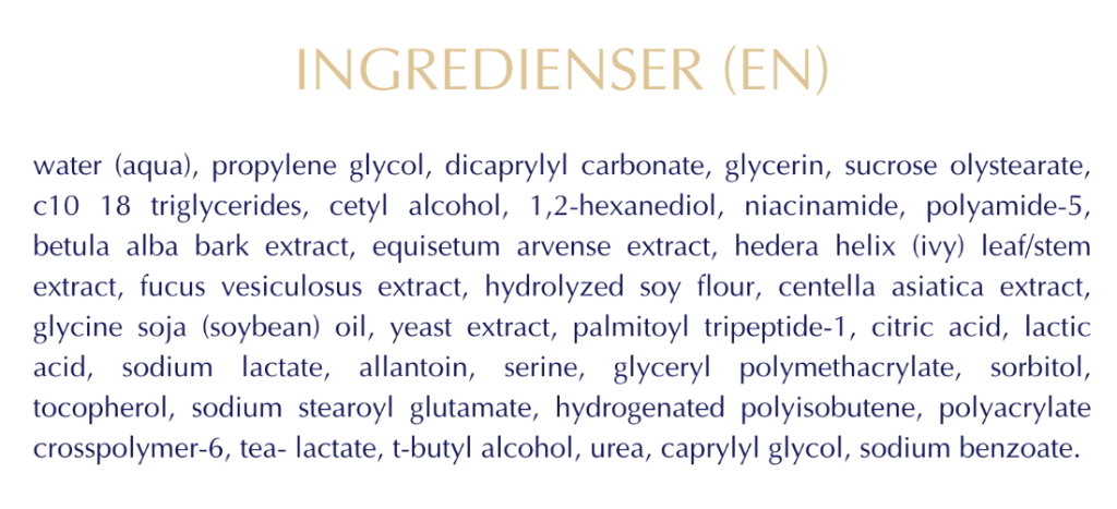 Biologique Recherche Sverige - Creme Collagene - ingredienser - neoskin - Jönköping